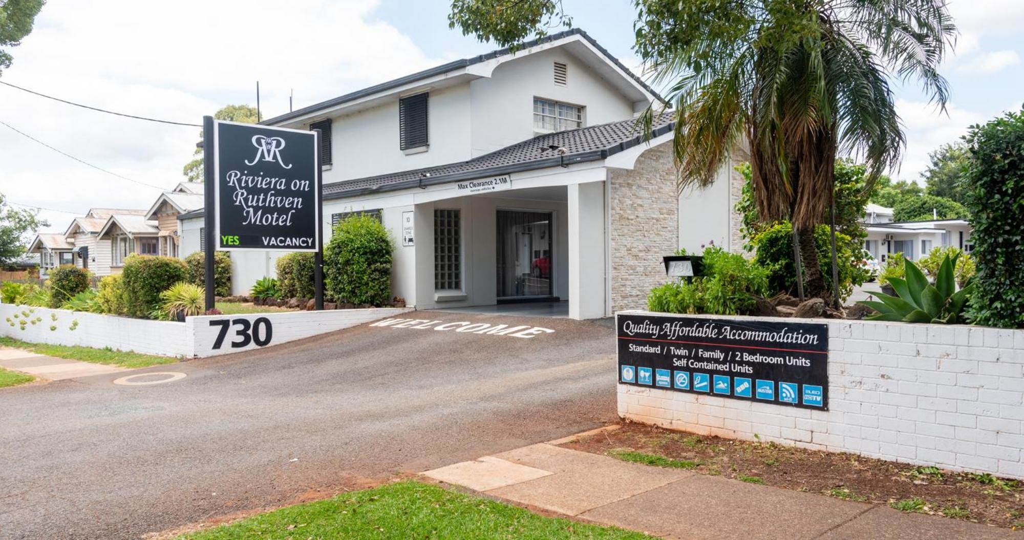 Motel Riviera On Ruthven Toowoomba Exterior foto